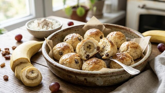 15-Minute May Delights: Just Add a Banana Slice to Curd and Bake These "Lazy" Treats