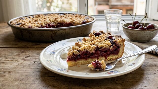 This Summer Cherry Grated Pie Is the Ultimate Lazy Dessert