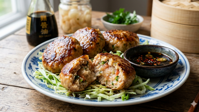 Melt-in-Your-Mouth Chinese Patties: No Milk, No Bread, Just One Secret Ingredient for Incredible Juiciness