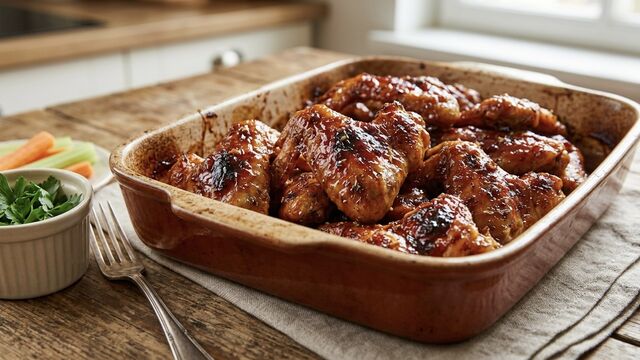 Sticky Oven-Baked Chicken Wings: 10 Minutes of Prep for the Ultimate Comfort Meal 