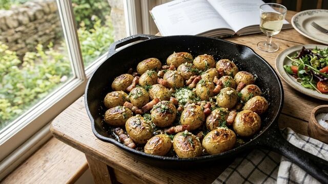 Garlic-Butter Fried New Potatoes: The Ultimate Crispy Skillet Side Dish