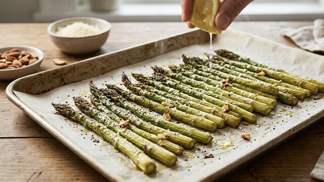 The Only Roasted Asparagus Hack You Need for Perfectly Crispy, Never-Mushy Greens
