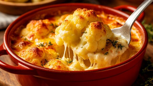 The Star of the Table: This Melt-in-Your-Mouth Cheesy Cauliflower Bake Will Surprise Every Guest
