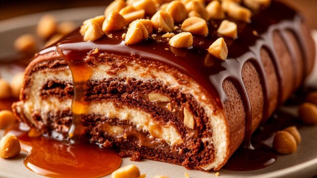 Better Than San Sebastian: The "Snickers" Pancake Roll That’s Breaking the Internet