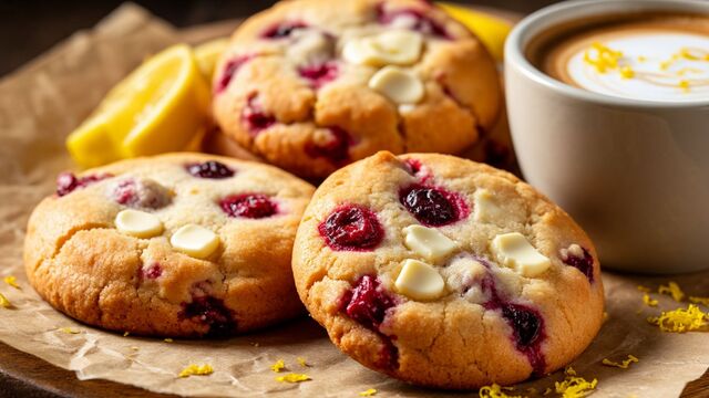 White Chocolate & Frozen Berry Hack: How to Make Bakery-Style Cookies in 30 Minutes