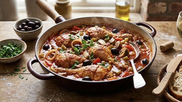 Move Over Roasted Chicken: This Rich Chicken Cacciatore Is Italy’s Ultimate One-Pot Comfort Food