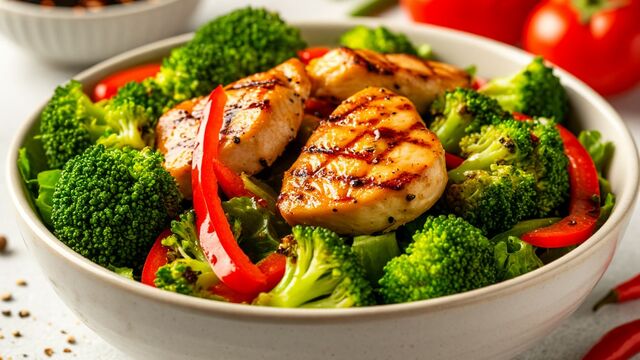 Fuel Your Body: The High-Protein Broccoli & Chicken Salad That Keeps You Full for Hours