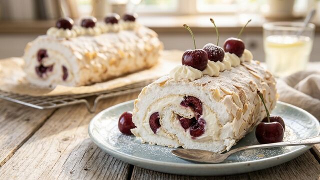 This No-Bake-Vibe Meringue Roll Is the Absolute King of Easy Summer Desserts