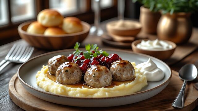 Better Than in IKEA: How to Make Authentic Swedish Köttbullar with Rich Cheese and Jam