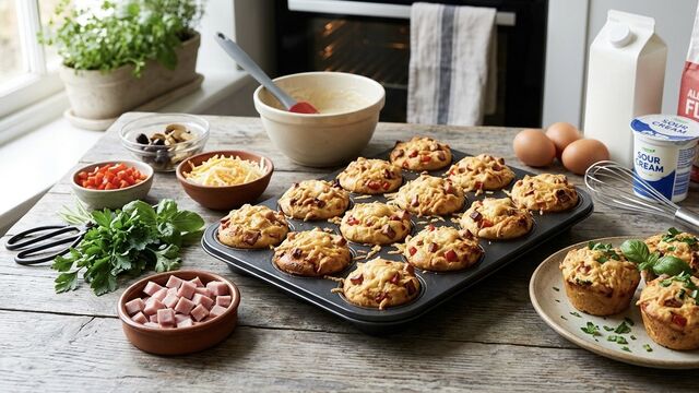 Pizza Muffins Are a Fun and Fast Twist on the Classic Slice