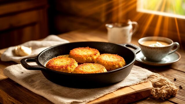 Forget Hash Browns: These Crispy Potato Cakes with a Cheesy Secret are a Game Changer