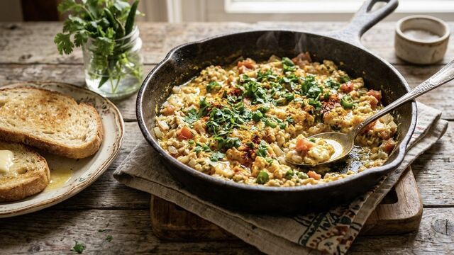 Light, Herb-Packed, and Perfectly Spiced: The Ultimate Indian Anda Bhurji Recipe for Warm Mornings