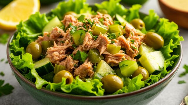 Forget Boring Diets: This Refreshing Tuna & Fiber Salad Is a Flavor Explosion