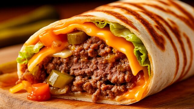 Better Than McDonald's: How to Make a Cheesy, Saucy Big Mac Tortilla Roll-Up in Minutes
