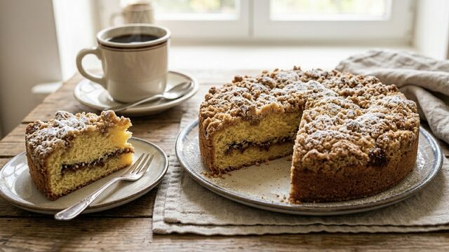 The Ultimate New York Style Coffee Cake: Extra Crumble, Extra Flavor