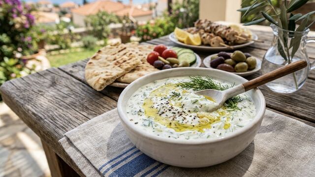 Pure Mediterranean Freshness: Authentic 15-Minute Greek Tzatziki Sauce