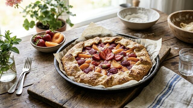 Step Aside, Bakeries: This Rustic 30-Minute Cottage Cheese and Berry Galette Is a Perfect Summer Dessert