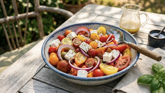 No Cooking Required: The Only 5-Minute Juicy Tomato and Feta Salad You’ll Make Every Day This Summer