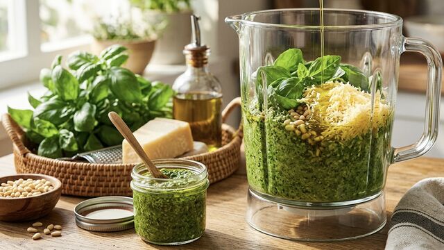 The 5-Minute Pesto Power Move: The Ultimate Italian Shortcut to Save Your Boring Dinners