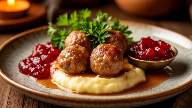 The Ultimate Comfort in a Bowl: Classic Swedish Meatballs with Silky Creamy Gravy