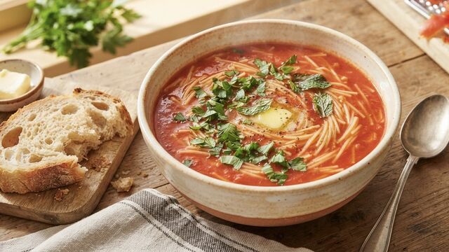 This Easy Turkish Tomato Soup Is the Ultimate Light Summer Lunch