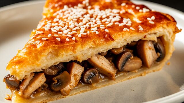 The Only Pie Your Family Will Ever Ask For: A Golden, Creamy Chicken & Mushroom Masterpiece