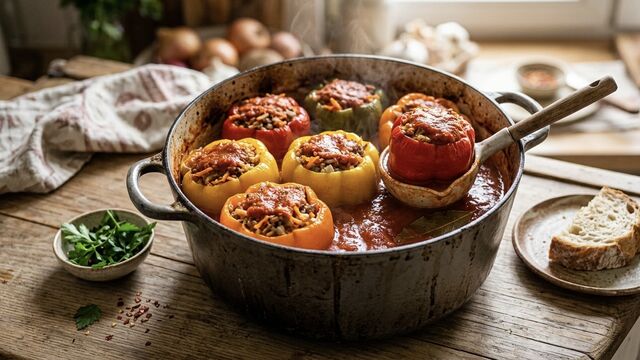 Here’s How to Get Perfectly Juicy, Flavor-Packed Classic Stuffed Peppers Every Time