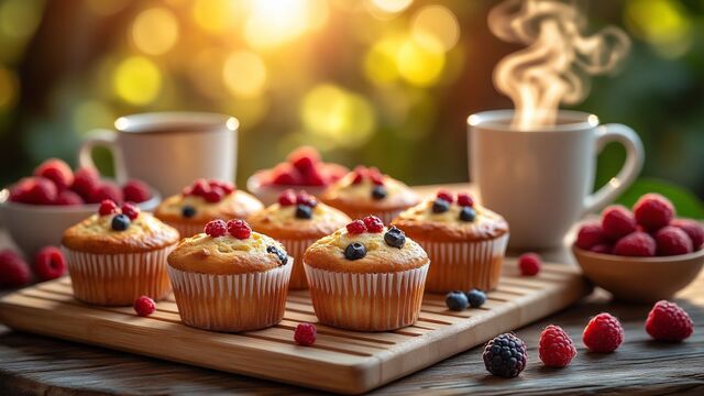 The "Golden Ratio" for Bakery-Style Muffins: The Only Formula You Need for Any Berry Fillings