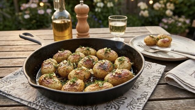 Forget Boiling: This One-Skillet Steam-and-Fry Method Delivers the Ultimate Golden Baby Potatoes