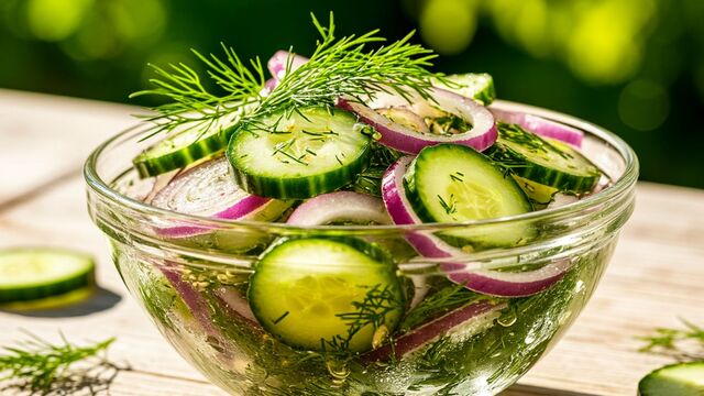The Ultimate Summer Crunch: This 5-Minute Cucumber & Onion Salad Is the Most Refreshing Side Dish Ever