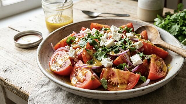 The 4-Ingredient Honey-Mustard Dressing Hack That Saves Boring Tomatoes