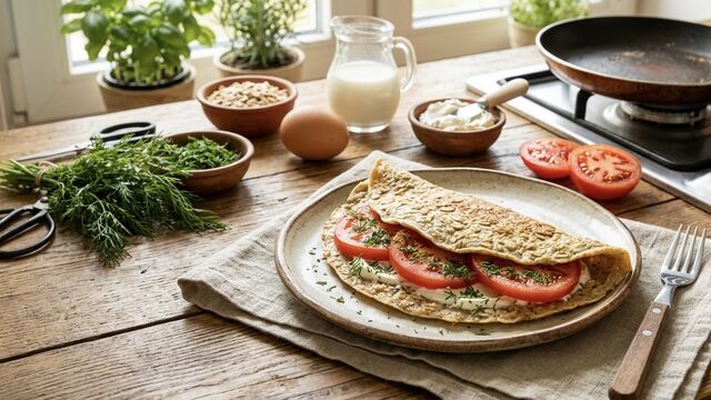 This Easy Oatmeal Crepe Is the Perfect Quick Breakfast
