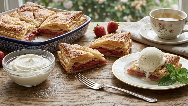Crispy Strawberry Pockets: This Layered Puff Pastry Treat is the Easiest Way to Upgrade Your Summer Berries