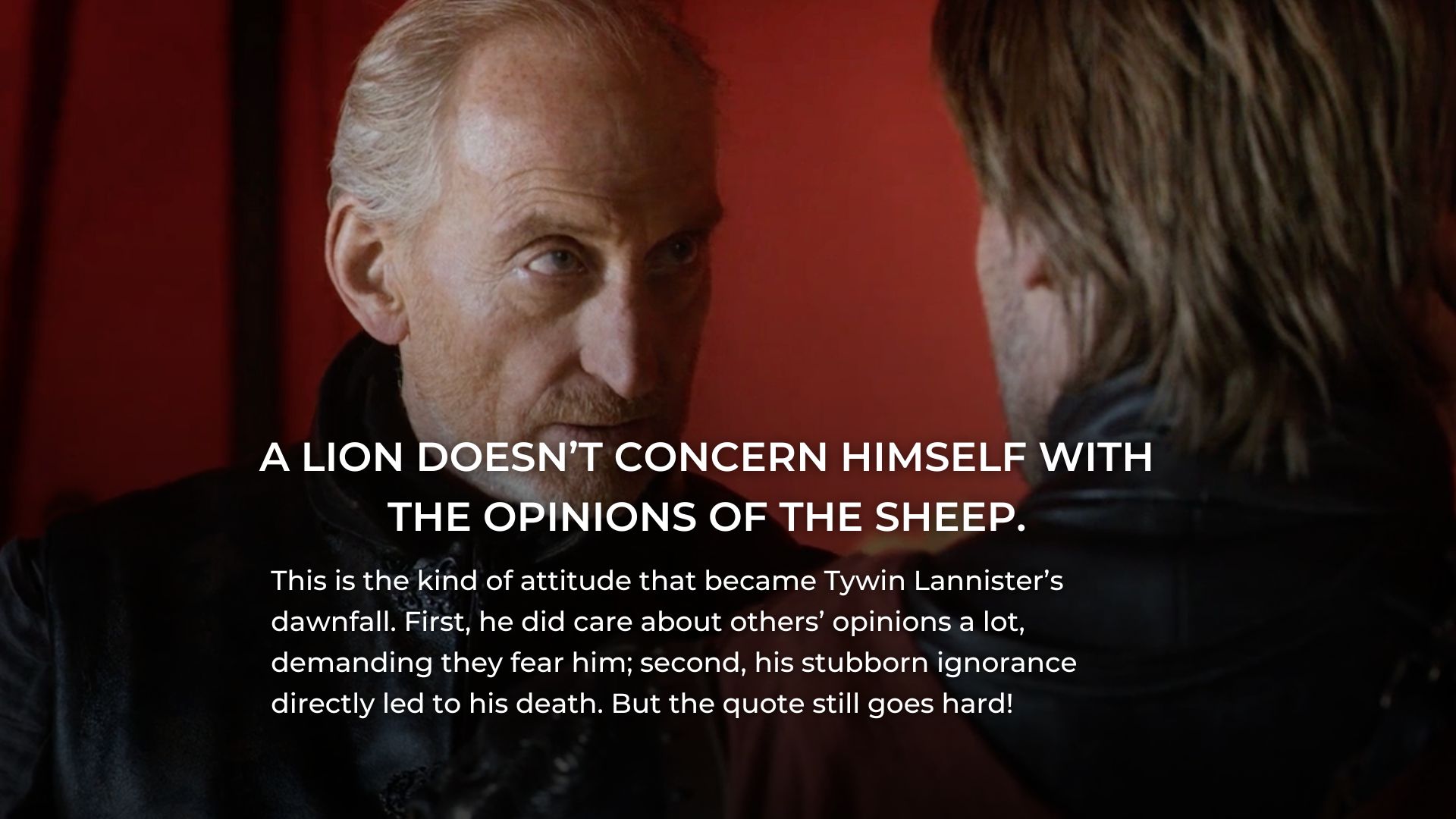 Game of Thrones: 10 Sharpest Tywin Lannister Quotes - Startefacts.com