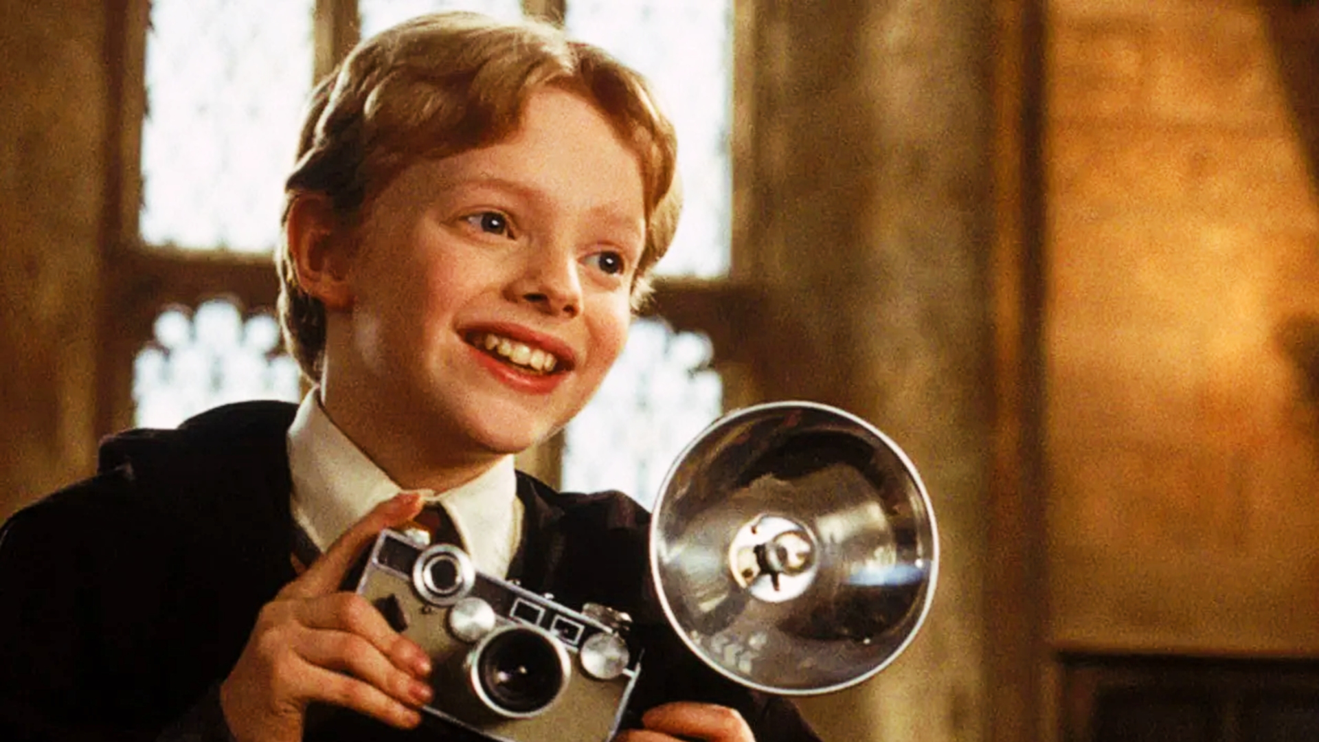 Remember Colin Creevey from Harry Potter? Hugh Mitchell